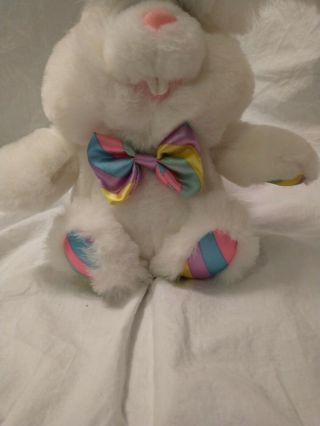 VTG Giggle Bunny 1993 Dan Dee Laughing Plush Stuffed Animal Toy Well EUC 3