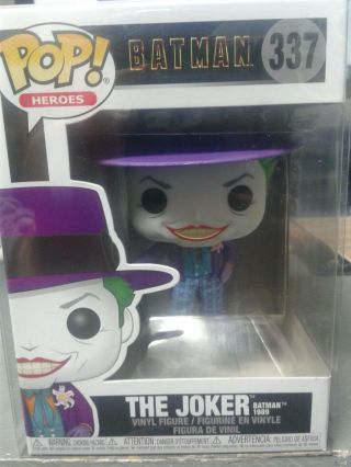 Funko Pop The Joker Batman 1989 Jack Nicholson Michael Keaton Dc Comics 337