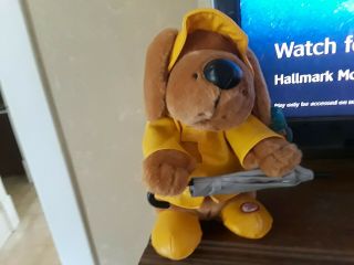 Beverly Hills Teddy Bear Company Animated Plush Singing Dog Singing In The Rain