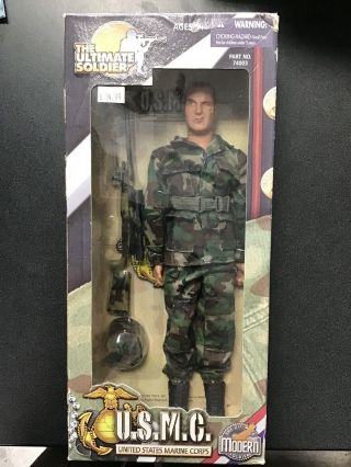 The Ultimate Soldier Usmc 12” Action Figure Nib The Ultimate Modern Soldier