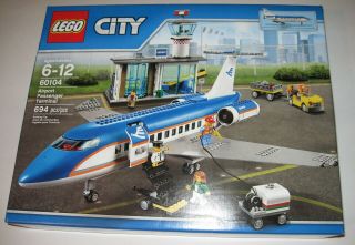 Lego 60104 Airport Passenger Terminal With Shelf Wear Jumbo Jet 747