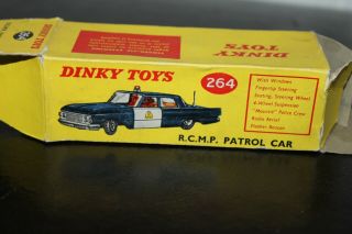 Dinky Toys 264 Fairlane R.  C.  M.  P.  Patrol Car Box