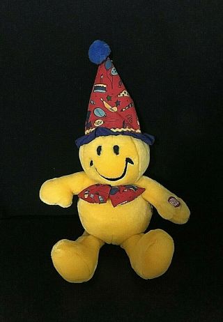Dandee Collectors Choice 17 " Yellow Smiley Face Plush Happy Birthday