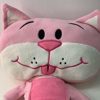 Jay At Play Seat Belt Buddy Pets 21 " Pink Cat - Buckle Up - Snuggle Up Soft Plush