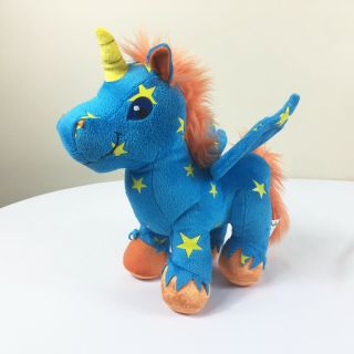 A106 Neopets Blue Uni Unicorn Pegasus Pony Plush Stuffed Toy Lovey