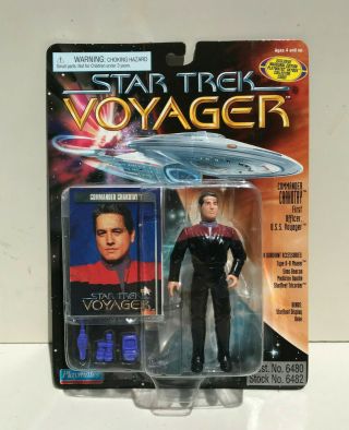Star Trek: Voyager Commander Chakotay Action Figure Playmates 1995 6482