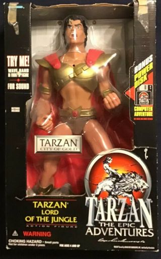 Tarzan Lord Of The Jungle Giant Action Figure City Of Gold