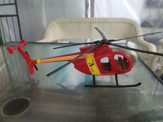 1983 A - Team Ertl Howlin Mad Red Diecast Hughes Helicopter