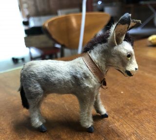 Vintage Germany (steiff?) Miniature Donkey
