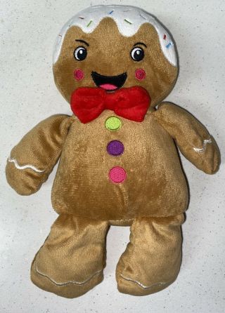 Gingerbread Man Dan Dee Plush Stuffed Christmas Dolls Toy