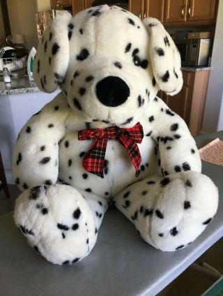 Large Disney Dalmatian Dog Stuffed/plush Animal Commonwealth Cuddly Teddy Bear