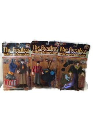 Mcfarlane Toys The Beatles Yellow Submarine Figures Set Of 3