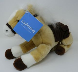 Wells Fargo Lightning Legendary Pony Tan 14 " Soft Toy Horse Stuffed Animal 2010