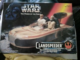 Vintage Star Wars Landspeeder - Power Of The Force Nib Kenner