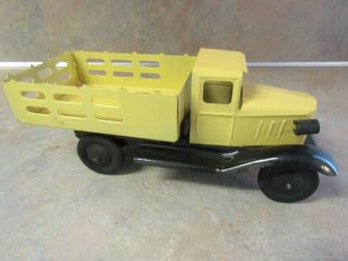 Vintage Girard Toys 10 " Pressed Steel Stake Truck Restored/repainted