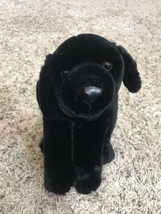 Animal Alley Plush Black Labrador Retriever Lab Puppy Dog Stuffed Animal Toy 14 "