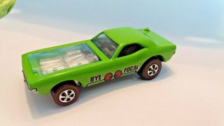 Hot Wheels Bye Focal Redline Lime Green No Injectors Restored Awesome Cool Loose