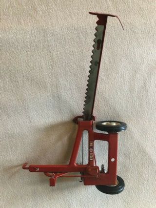 1/16 Vintage Tru - Scale Red Sickle Mower Tractor Implement By Carter 4