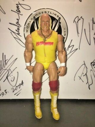 Hulk Hogan Wwe Mattel Elite Defining Moments Wrestling Figure Loose Shirt Cross