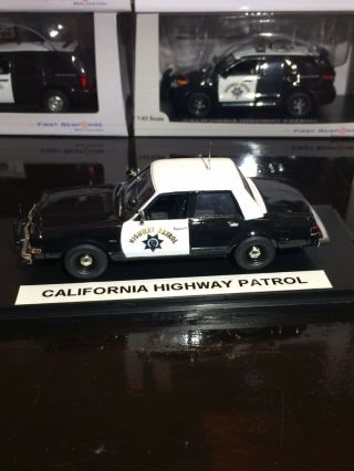 1/43 First Response Replicas California Highway Patrol Chp Diplomat Slicktop Car