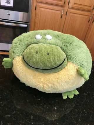 American Mills Squishable 15 " Stuffed Animal Plush Fred The Frog Pillow
