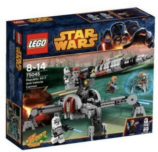 Lego Star Wars Republic Av - 7 Anti - Vehicle Cannon (75045) 100 Complete
