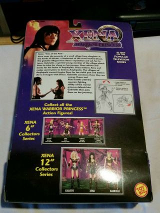 ToyBiz Xena Sins of the Past - Sword Drawing Action Action Figure on card 2
