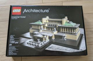 Lego Architecture 21017 Wear On Box The Imperial Hotel Frank Lloyd Wright
