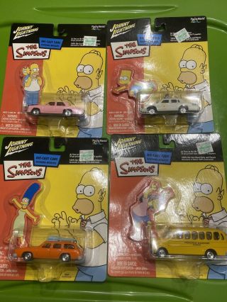 Johnny Lightning The Simpsons Car Set