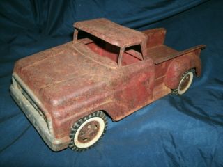 Vintage Tonka Toys Pick Up Pickup Truck Estate Find Restore Red 1950s 60 