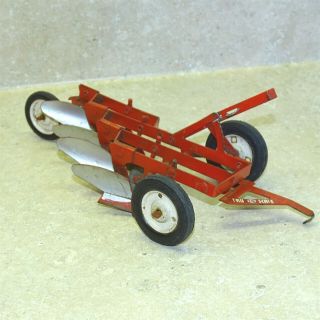 Vintage Tru Scale 4 Bottom Plow,  Disk,  Toy Farm Vehicle 2