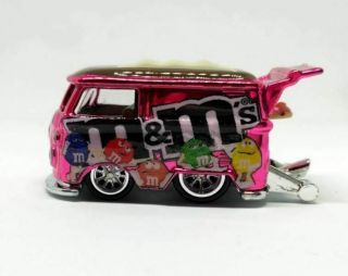 Limited Hot Wheels Toy Fair 2013 Volkswagen Kool Kombi M&m Pink Color