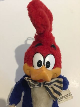 Vintage 1982 Walter Lantz Woody Woodpecker Plush Stuffed Toy
