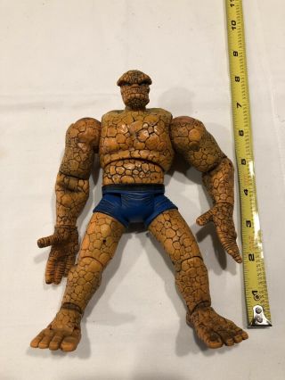 2002 Marvel Legends Fantastic Four The Thing 7 Inch Action Figure Toybiz