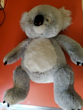 Toys R Us Koala Bear Plush Chubby 16” Stuffed Animal Realistic Pretend Play