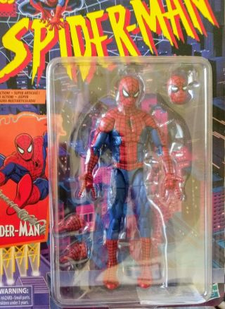 RETRO SPIDER - MAN Figure IN HAND Vintage Series ANIMATED Marvel Legends MOSC 3
