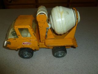 Rare Vintage Tonka " Double " Cement Mixer Toy Truck Pressed Steel