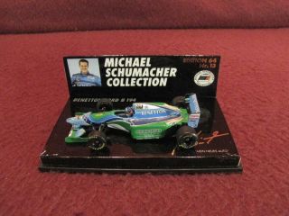 Minichamps 1:64 Michael Schumacher Benetton Ford B194 Paul 