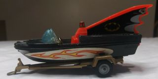 Vintage Corgi Batman Glastron Batboat W/ Trailer