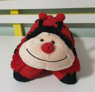 Ladybug Pee Wee Pillow Pet Red Smaller Size 27cm Long