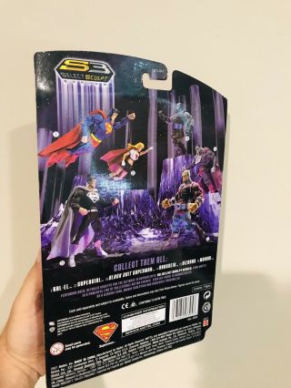 DC Universe Heroes Black Suit Superman Action Figure MOC Mattel 2