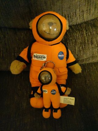 Kennedy Space Center Nasa Astronaut Suit Teddy Bear Jaag Plush & Keychain Med