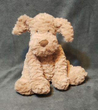 Jellycat Fuddlewuddle Tan Puppy Dog 9 " Tall Plush Stuffed Animal
