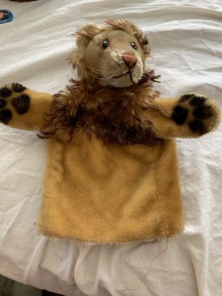 Steiff Vintage Leo The Lion Hand Puppet 1958 - 1978