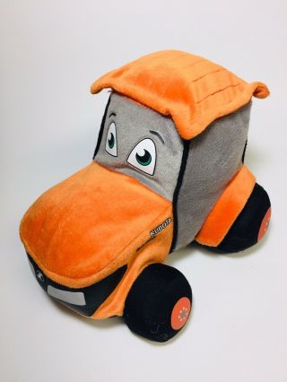 Artistic Toy Kubota Tractor M9960 7” Tall Farm Stuffed Plush Orange Gray Black