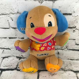 Fisher Price Laugh & Learn Love To Play Interactive Puppy Dog Plush Stuffed Toy