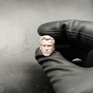 1/12 Old James Bond 007 Sean Connery Head Sculpt Unpainted For 6 " Shf Ml Mez