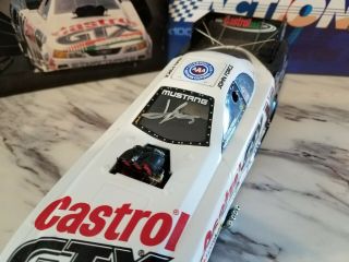 2001 John Force SIGNED Castrol Funny Car Diecast 1:24 Action 10X Champ NHRA 3