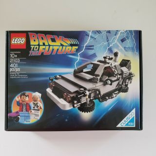 Lego 21103 Ideas - Cuusoo - Back To The Future Delorean Retired Rare