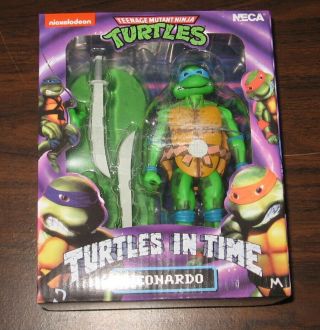 Leonardo Turtles In Time Neca Tmnt Misb Teenage Mutant Ninja Action Figure